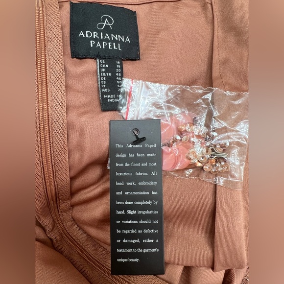 Adrianna Papell Pink Sheath Mini Dress for Weddings - Picture 10 of 11
